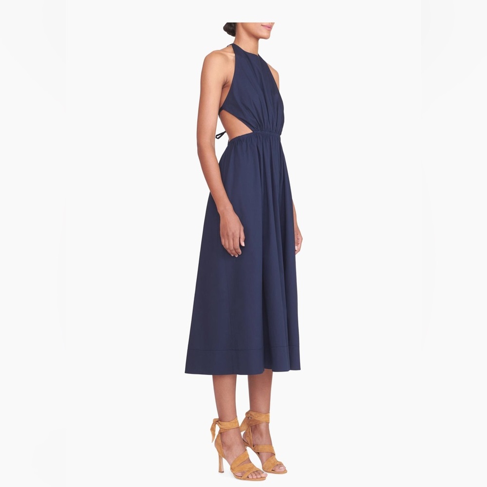 STAUD Vanessa Side Cutout
Stretch Cotton Halter Dress - Picture 4 of 7